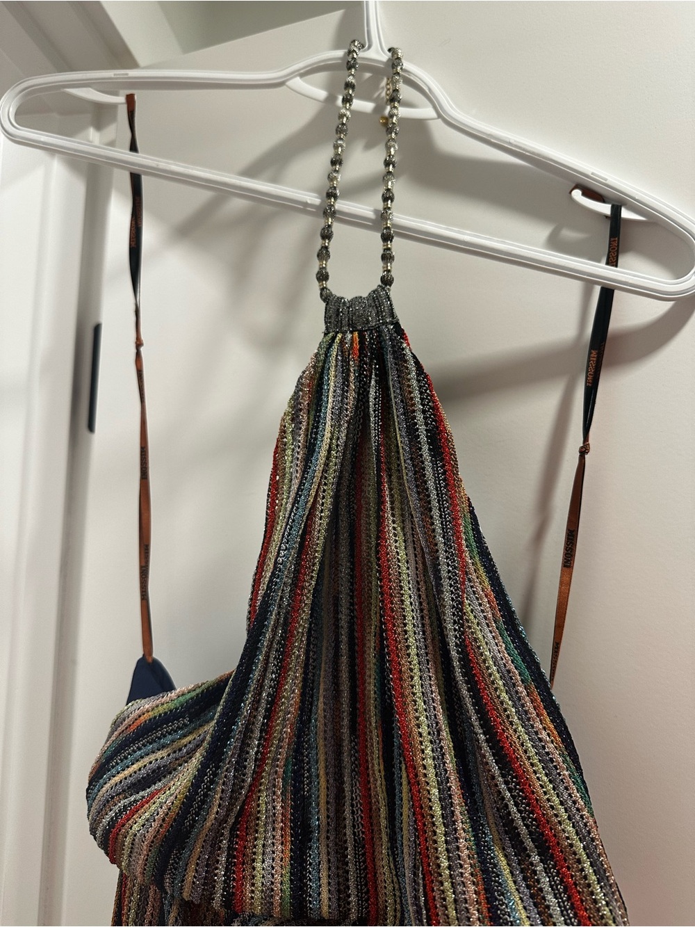 Missoni Multicolor Striped Halter Maxi Dress - Picture 2 of 7